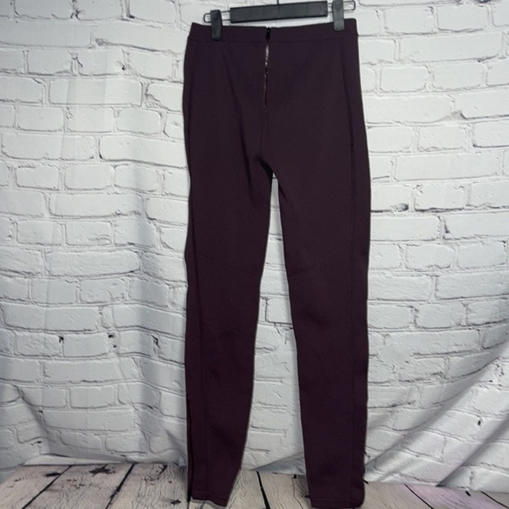 Jill Stuart Knit Pants ankle zip small